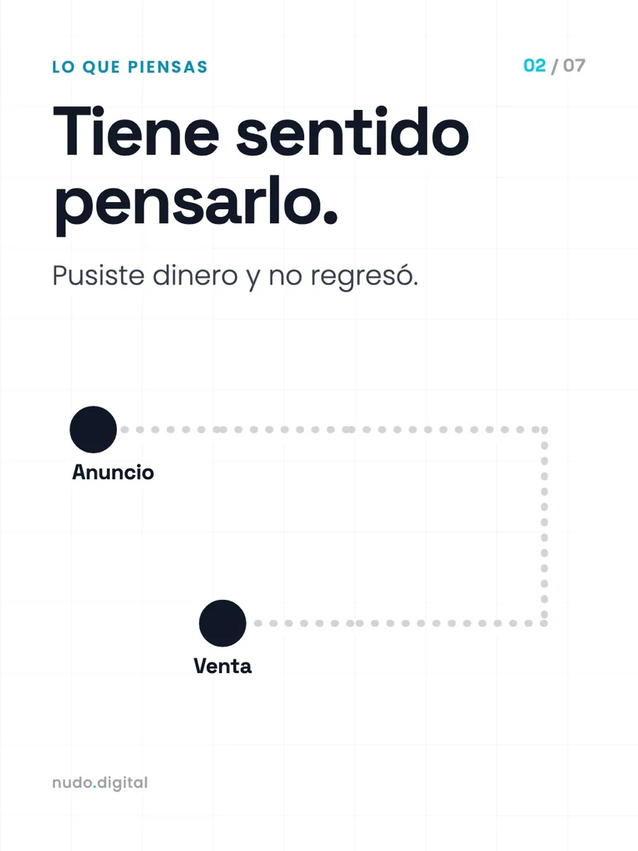Tiene sentido pensarlo. Pusiste dinero y no regresó.